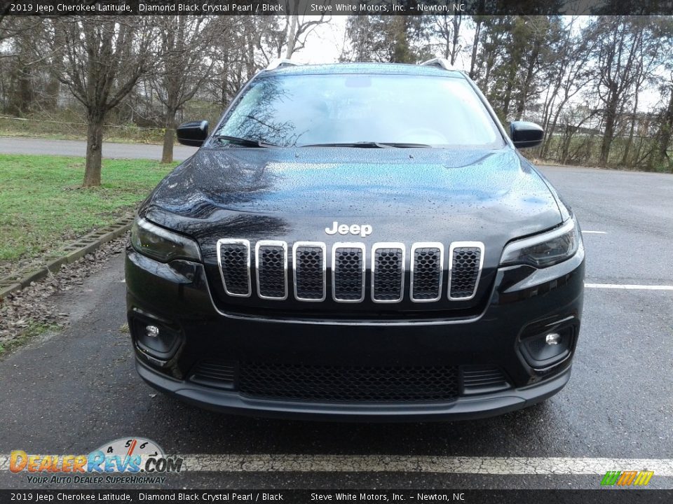 2019 Jeep Cherokee Latitude Diamond Black Crystal Pearl / Black Photo #3