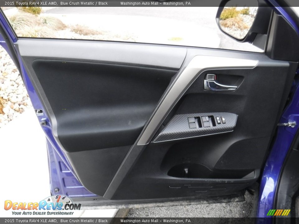 2015 Toyota RAV4 XLE AWD Blue Crush Metallic / Black Photo #13