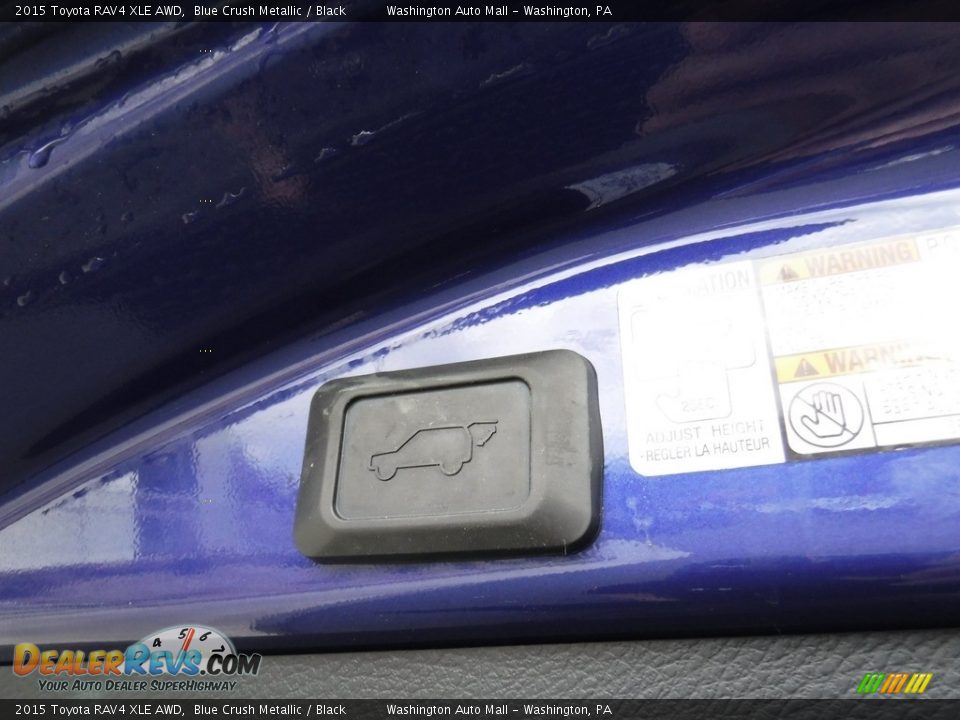 2015 Toyota RAV4 XLE AWD Blue Crush Metallic / Black Photo #22
