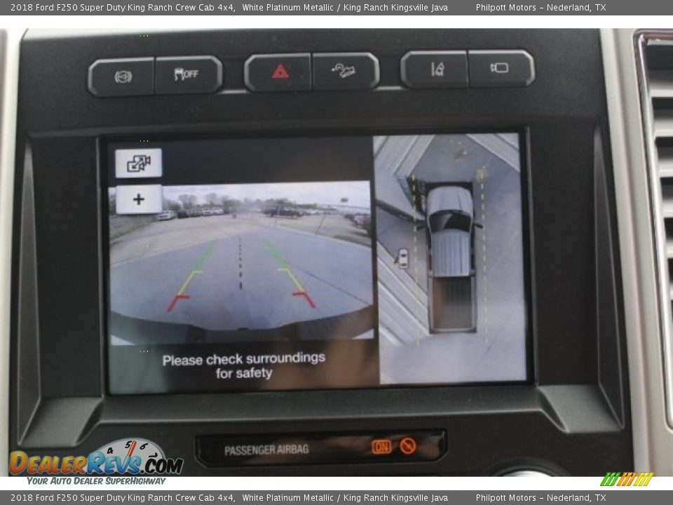 2018 Ford F250 Super Duty King Ranch Crew Cab 4x4 White Platinum Metallic / King Ranch Kingsville Java Photo #15