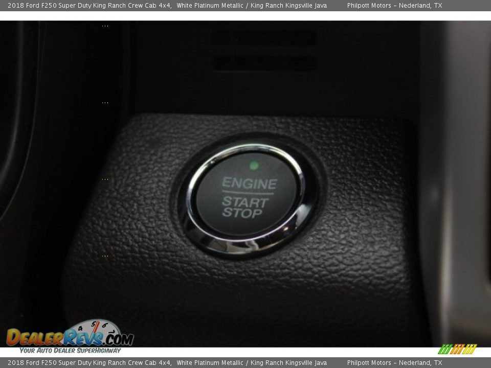 2018 Ford F250 Super Duty King Ranch Crew Cab 4x4 White Platinum Metallic / King Ranch Kingsville Java Photo #18