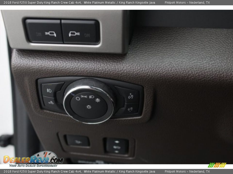 2018 Ford F250 Super Duty King Ranch Crew Cab 4x4 White Platinum Metallic / King Ranch Kingsville Java Photo #22