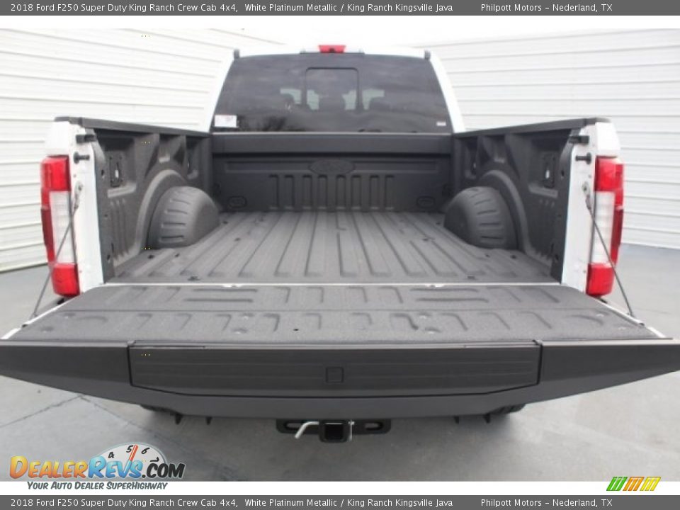 2018 Ford F250 Super Duty King Ranch Crew Cab 4x4 White Platinum Metallic / King Ranch Kingsville Java Photo #29