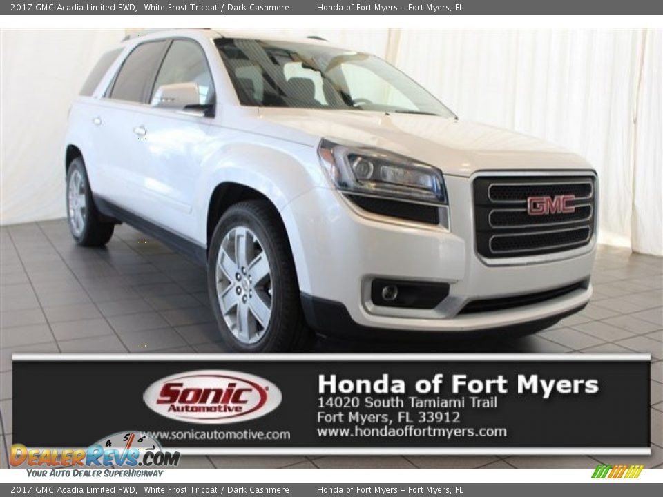 2017 GMC Acadia Limited FWD White Frost Tricoat / Dark Cashmere Photo #1
