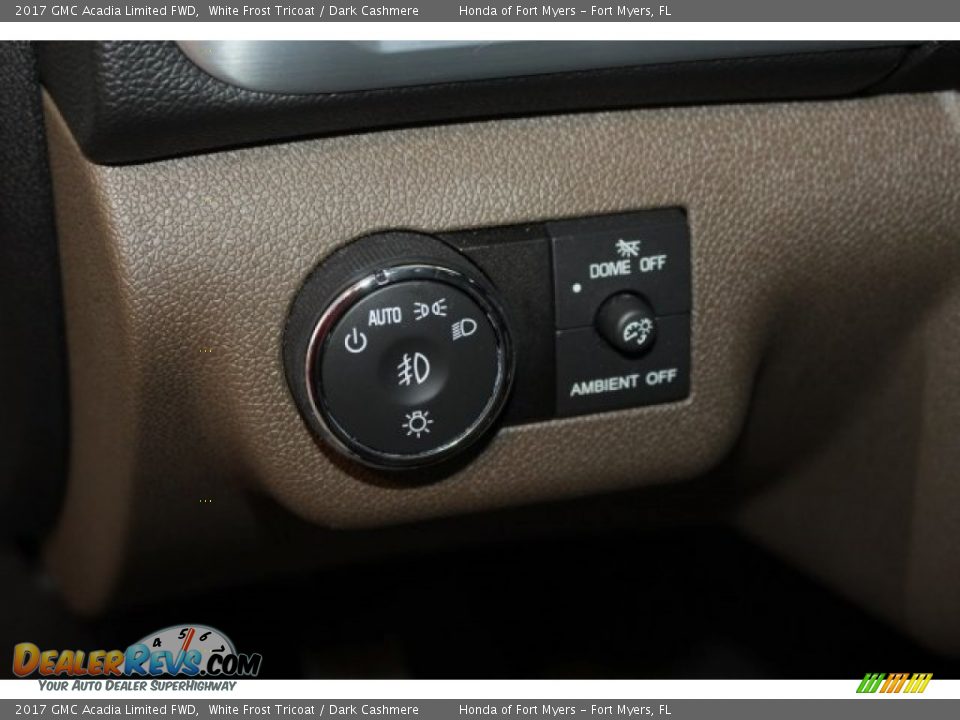 2017 GMC Acadia Limited FWD White Frost Tricoat / Dark Cashmere Photo #21
