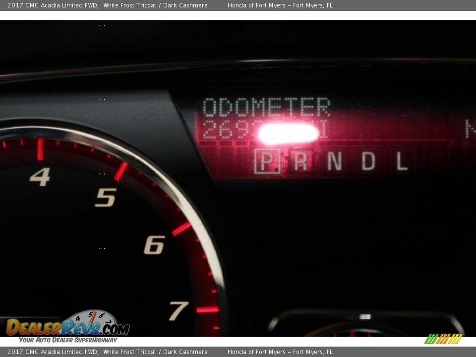 2017 GMC Acadia Limited FWD White Frost Tricoat / Dark Cashmere Photo #22