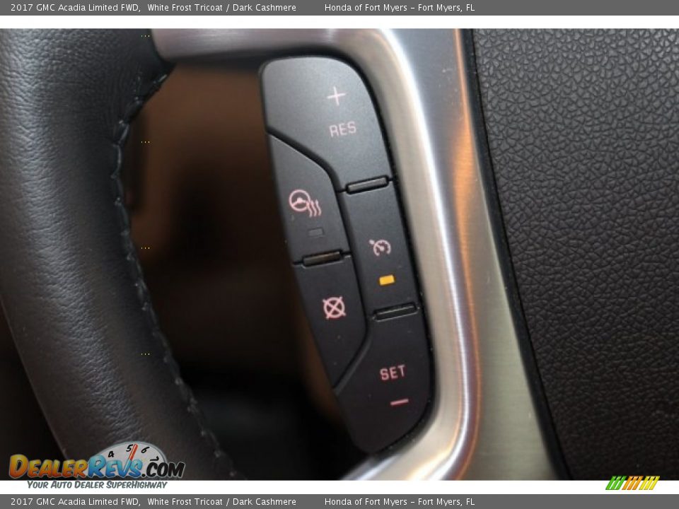 2017 GMC Acadia Limited FWD White Frost Tricoat / Dark Cashmere Photo #23