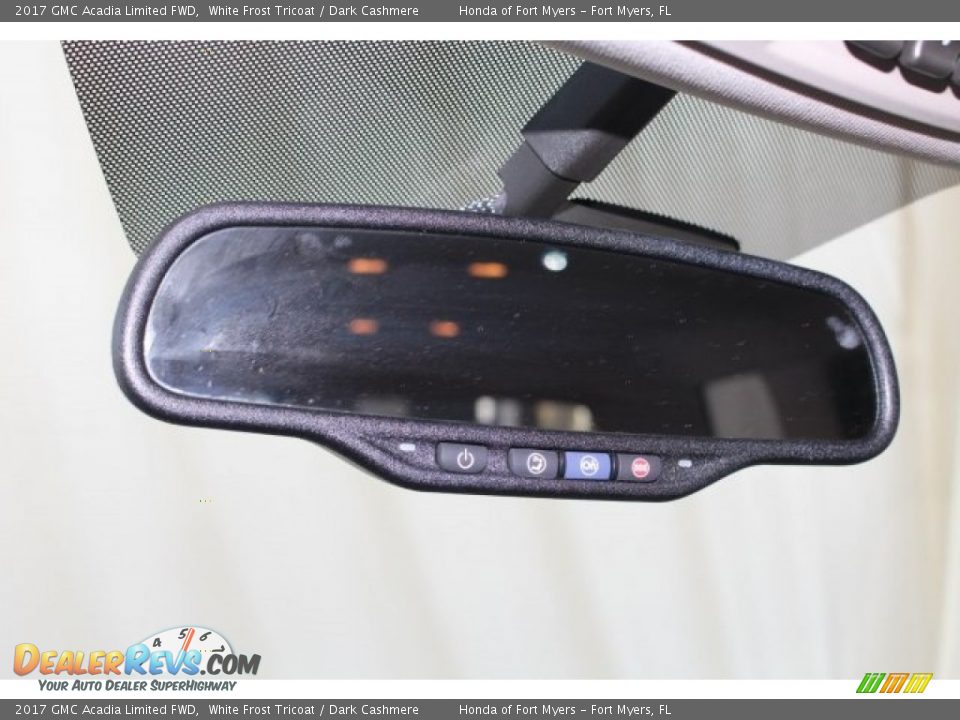 2017 GMC Acadia Limited FWD White Frost Tricoat / Dark Cashmere Photo #25