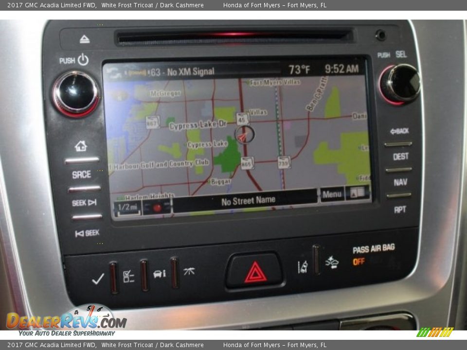 2017 GMC Acadia Limited FWD White Frost Tricoat / Dark Cashmere Photo #27