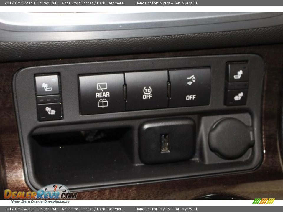 2017 GMC Acadia Limited FWD White Frost Tricoat / Dark Cashmere Photo #31