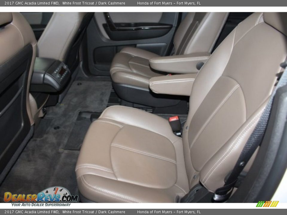2017 GMC Acadia Limited FWD White Frost Tricoat / Dark Cashmere Photo #34