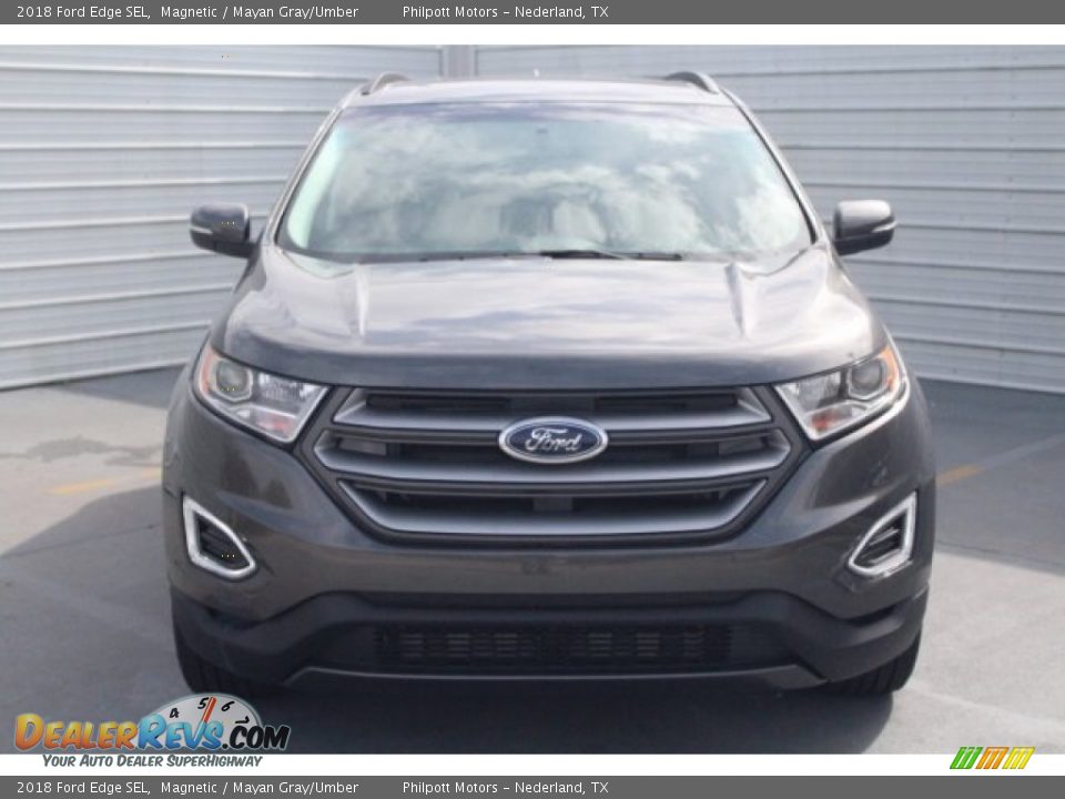 2018 Ford Edge SEL Magnetic / Mayan Gray/Umber Photo #2