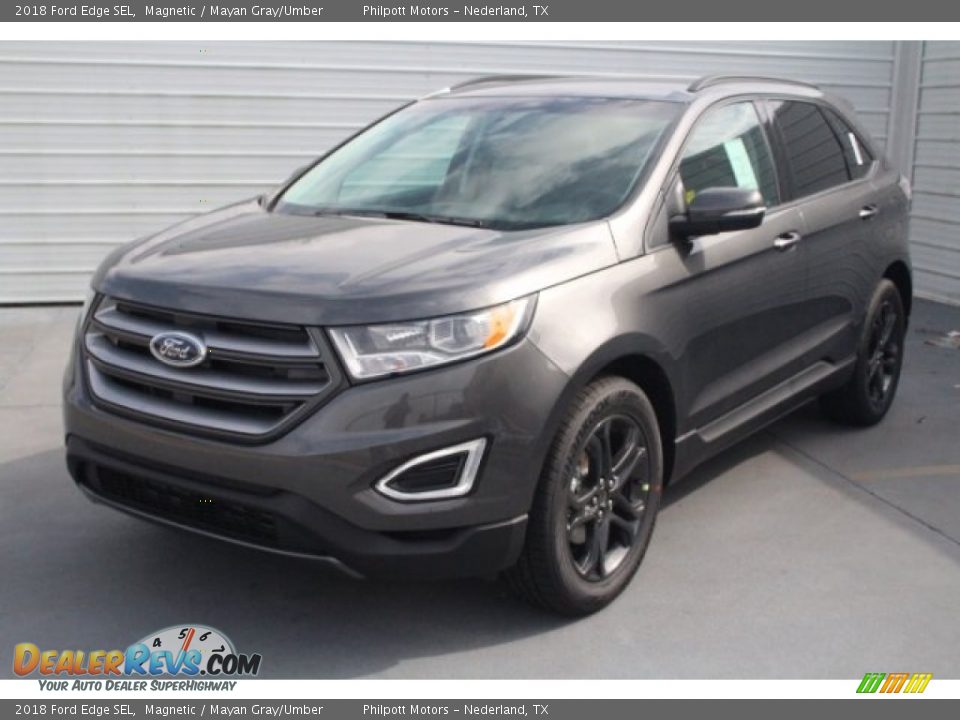 2018 Ford Edge SEL Magnetic / Mayan Gray/Umber Photo #3