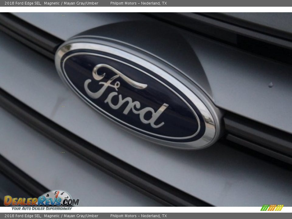 2018 Ford Edge SEL Magnetic / Mayan Gray/Umber Photo #4
