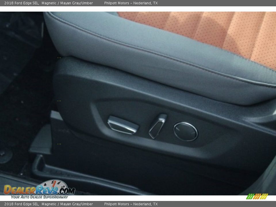 2018 Ford Edge SEL Magnetic / Mayan Gray/Umber Photo #15