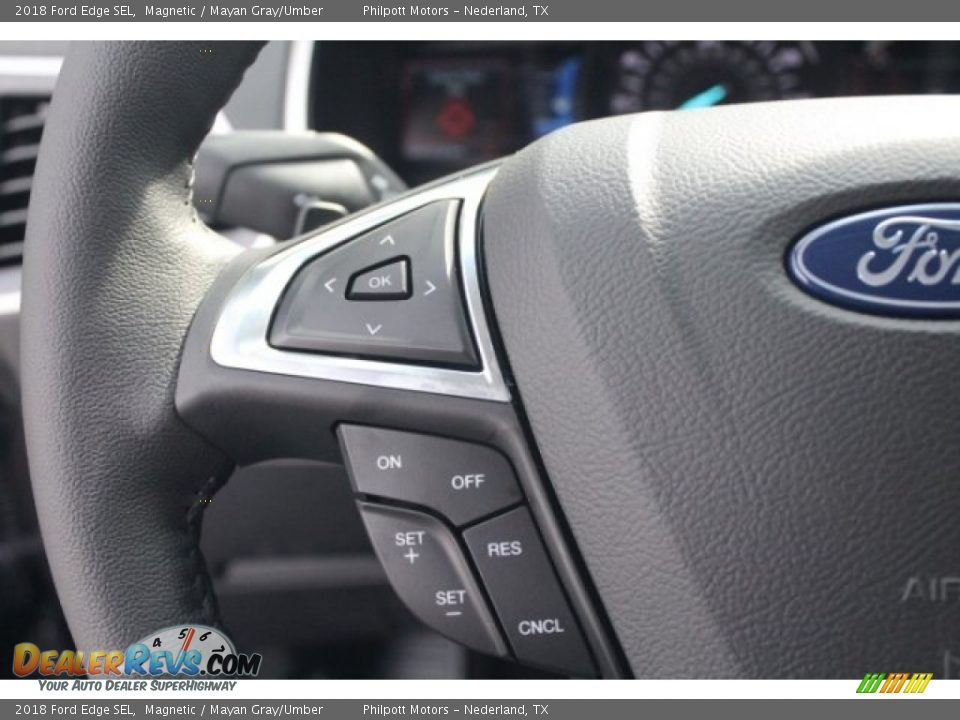 2018 Ford Edge SEL Magnetic / Mayan Gray/Umber Photo #21