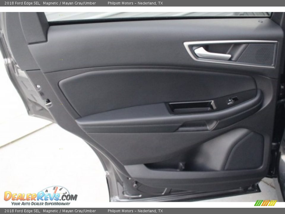 2018 Ford Edge SEL Magnetic / Mayan Gray/Umber Photo #25