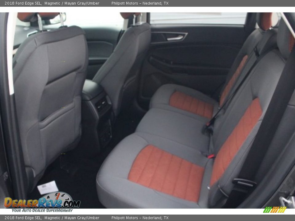 2018 Ford Edge SEL Magnetic / Mayan Gray/Umber Photo #26