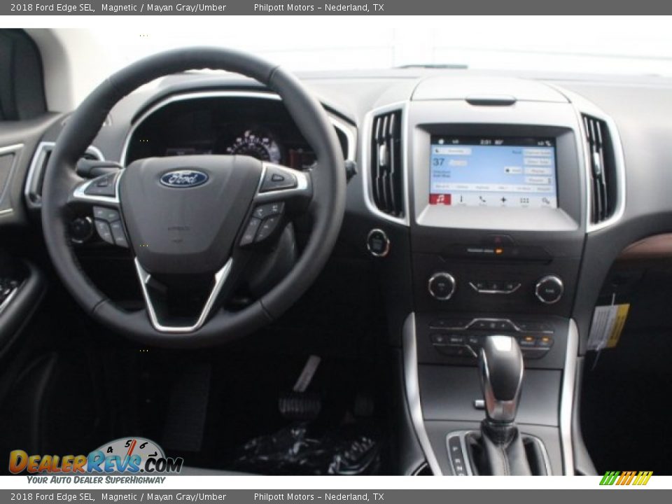 2018 Ford Edge SEL Magnetic / Mayan Gray/Umber Photo #27