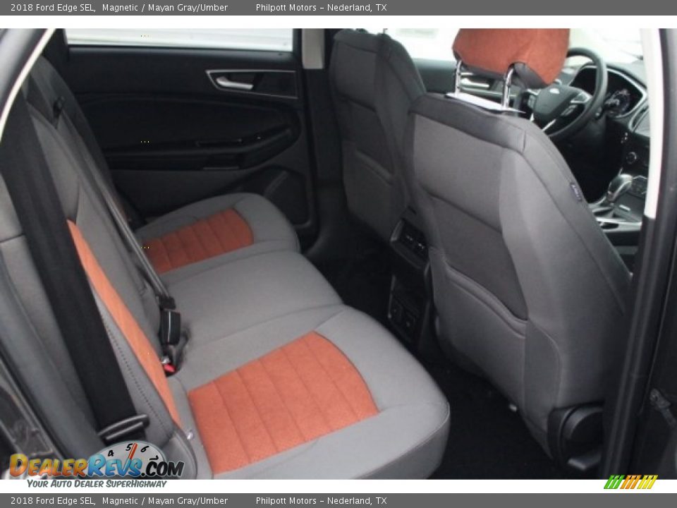 2018 Ford Edge SEL Magnetic / Mayan Gray/Umber Photo #32