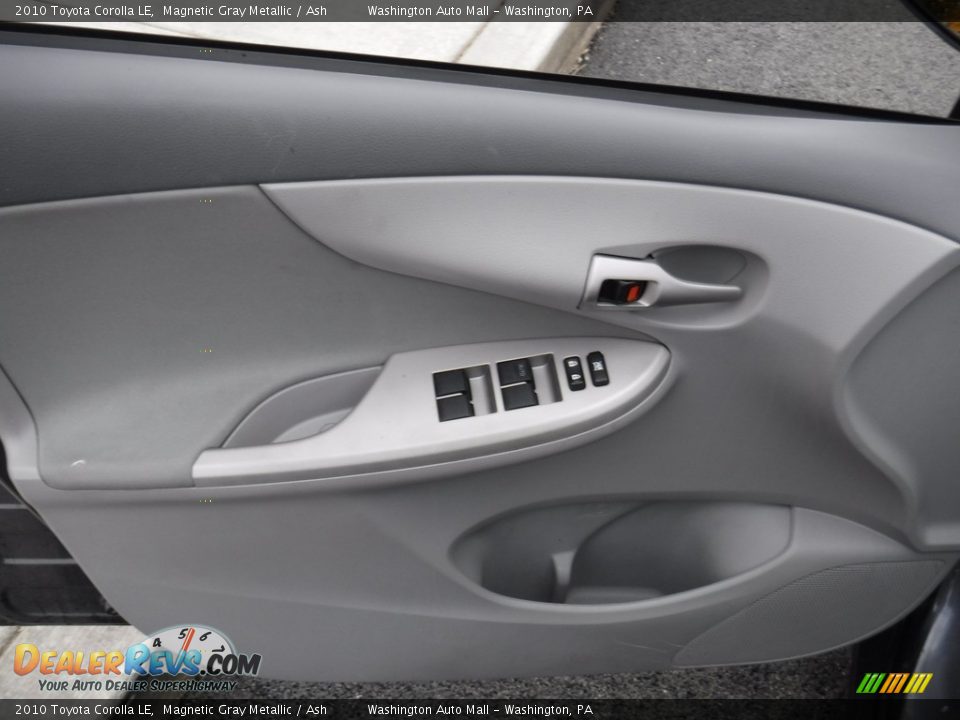2010 Toyota Corolla LE Magnetic Gray Metallic / Ash Photo #11