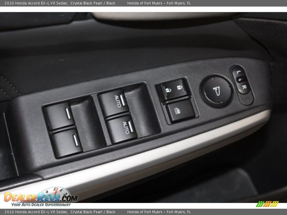2010 Honda Accord EX-L V6 Sedan Crystal Black Pearl / Black Photo #15