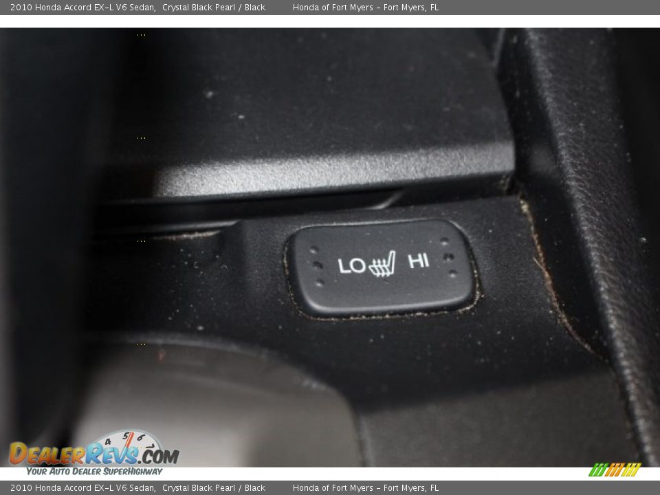 2010 Honda Accord EX-L V6 Sedan Crystal Black Pearl / Black Photo #29