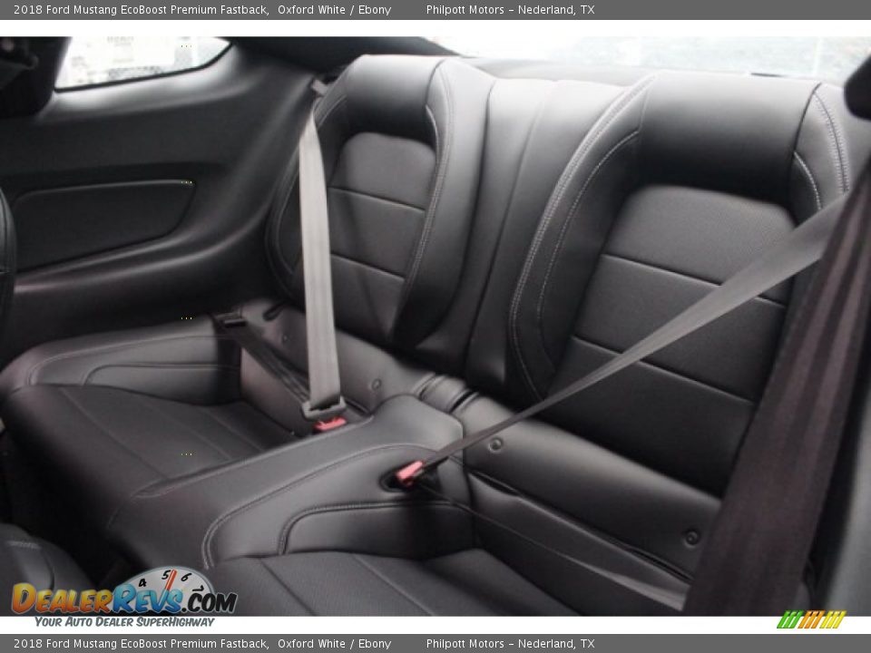 2018 Ford Mustang EcoBoost Premium Fastback Oxford White / Ebony Photo #16
