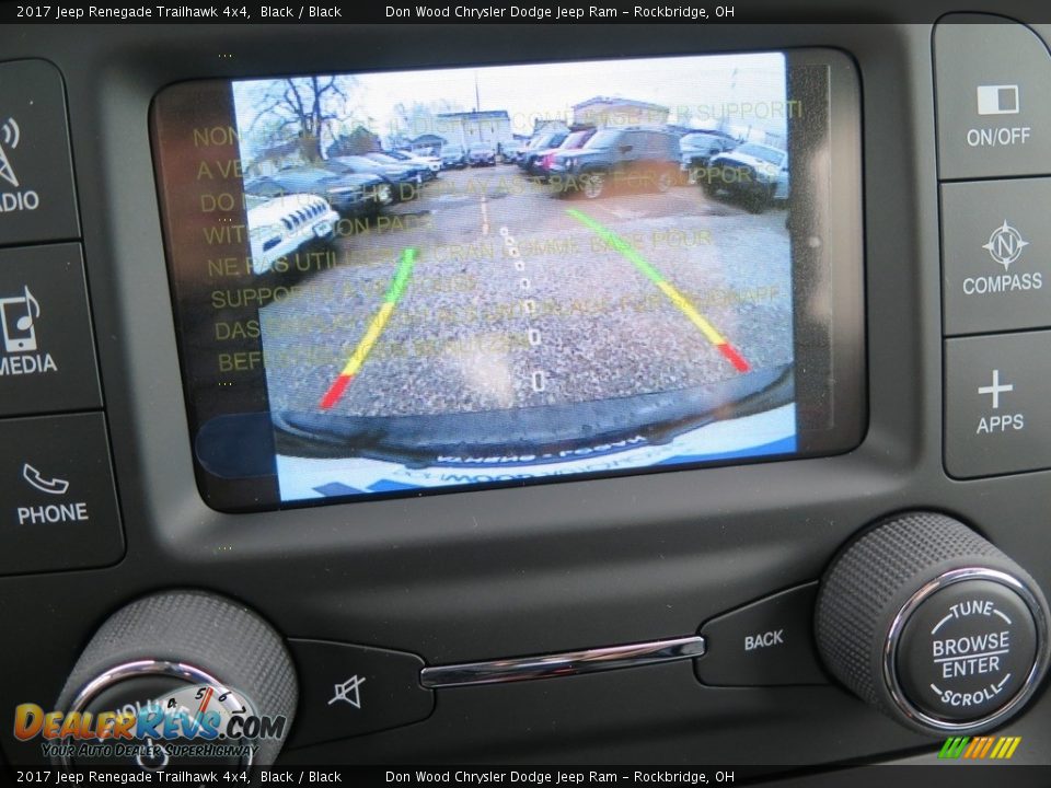 2017 Jeep Renegade Trailhawk 4x4 Black / Black Photo #2
