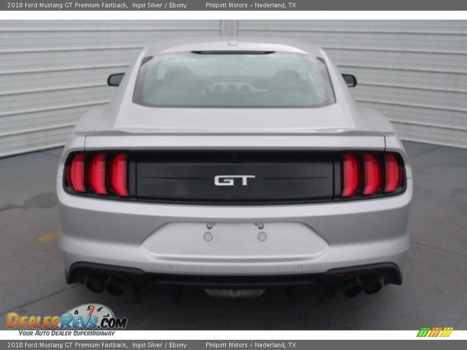 2018 Ford Mustang GT Premium Fastback Ingot Silver / Ebony Photo #8