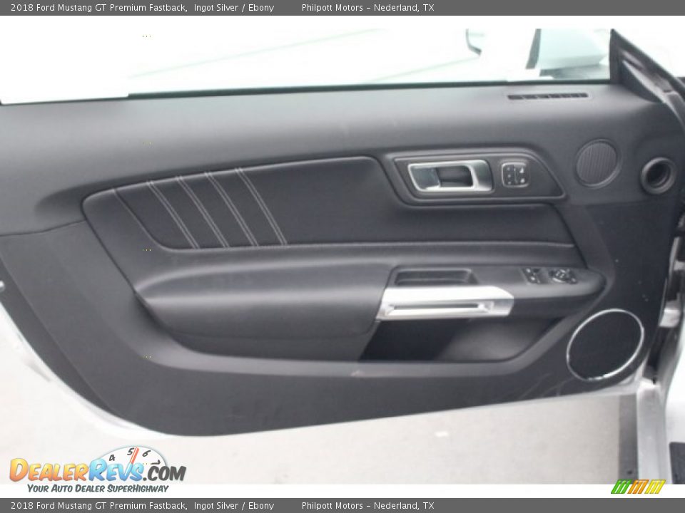 2018 Ford Mustang GT Premium Fastback Ingot Silver / Ebony Photo #13