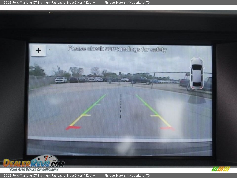 2018 Ford Mustang GT Premium Fastback Ingot Silver / Ebony Photo #17