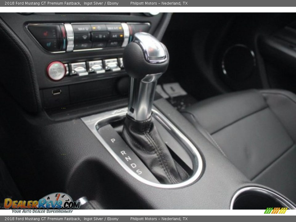 2018 Ford Mustang GT Premium Fastback Ingot Silver / Ebony Photo #20