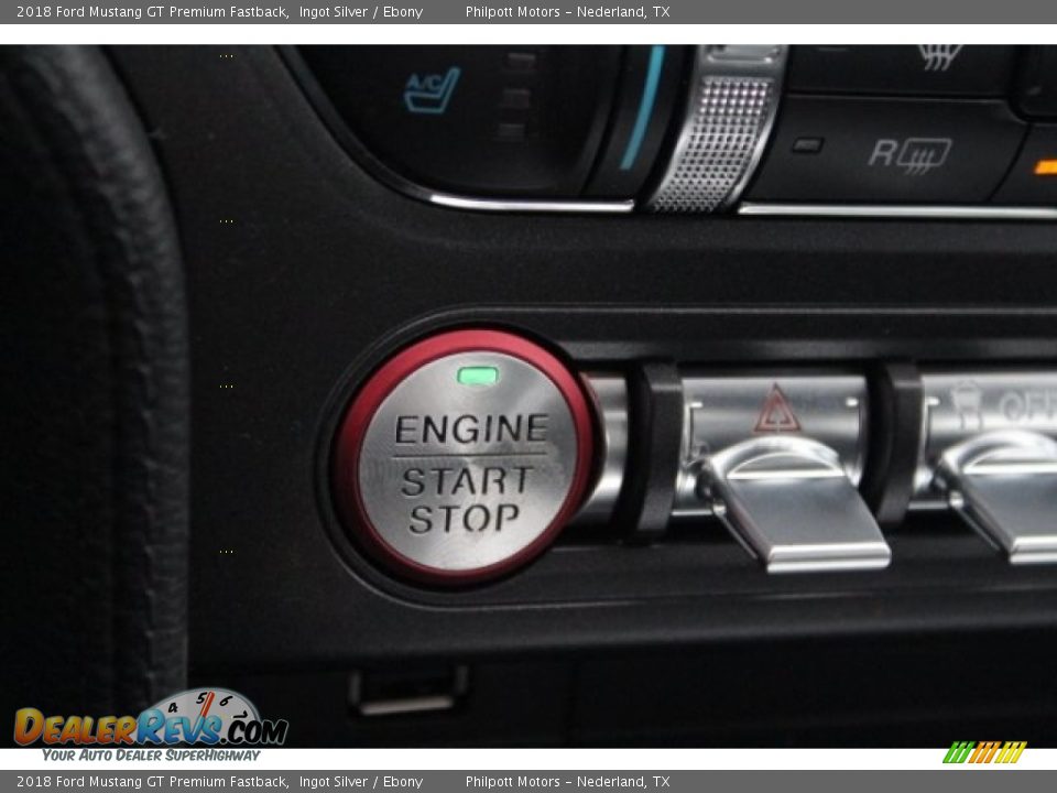 2018 Ford Mustang GT Premium Fastback Ingot Silver / Ebony Photo #21
