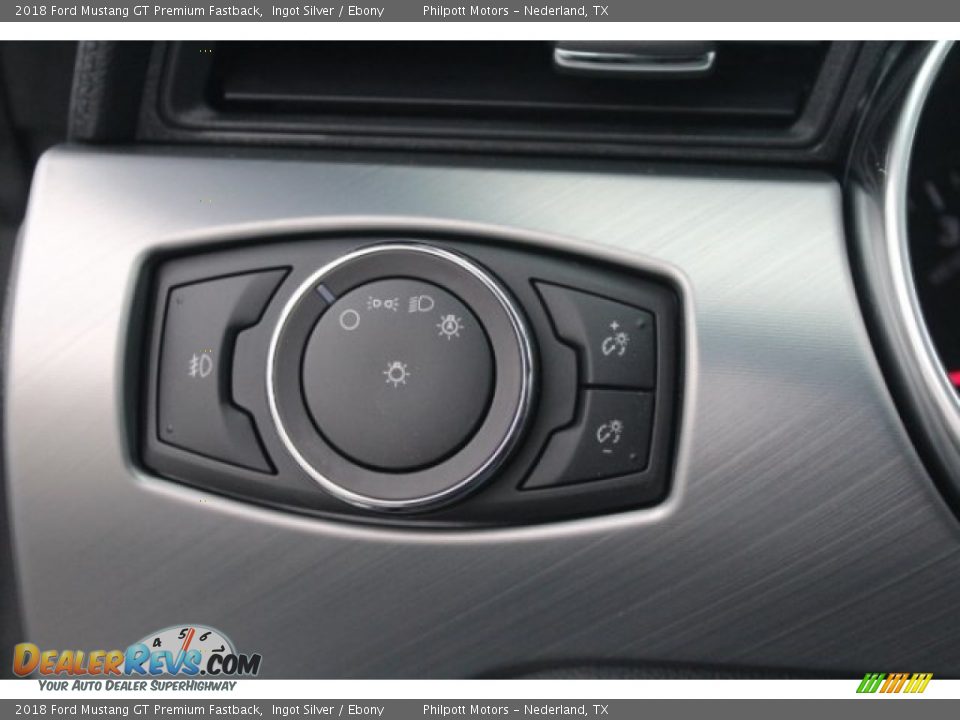 2018 Ford Mustang GT Premium Fastback Ingot Silver / Ebony Photo #25