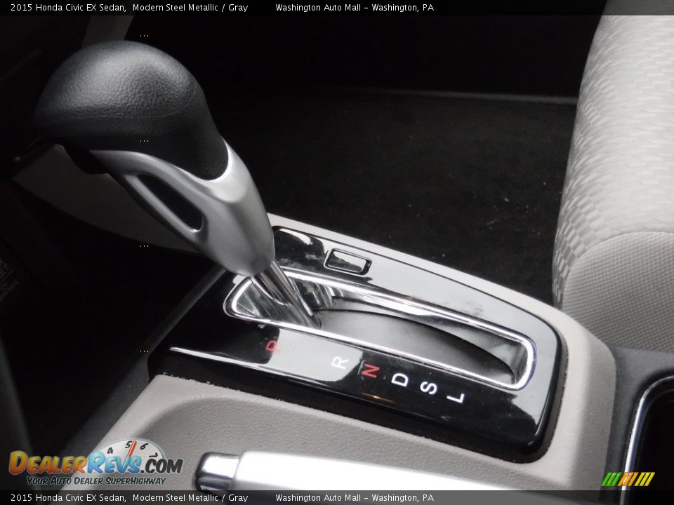 2015 Honda Civic EX Sedan Modern Steel Metallic / Gray Photo #18