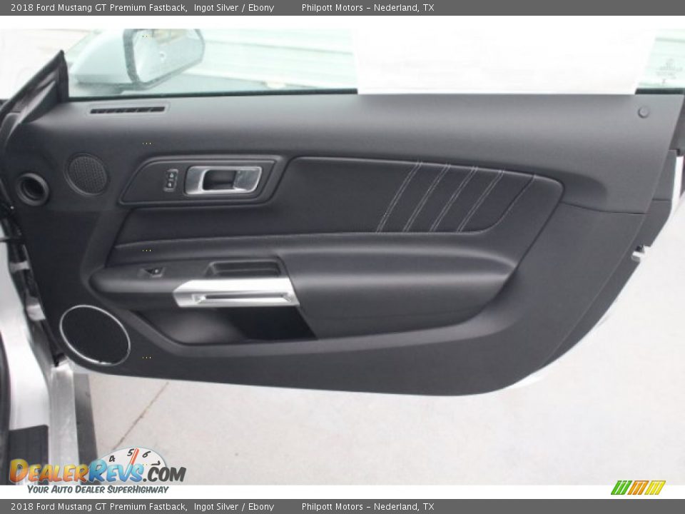 2018 Ford Mustang GT Premium Fastback Ingot Silver / Ebony Photo #27