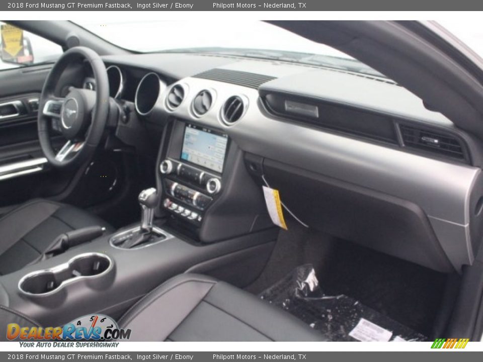 2018 Ford Mustang GT Premium Fastback Ingot Silver / Ebony Photo #28