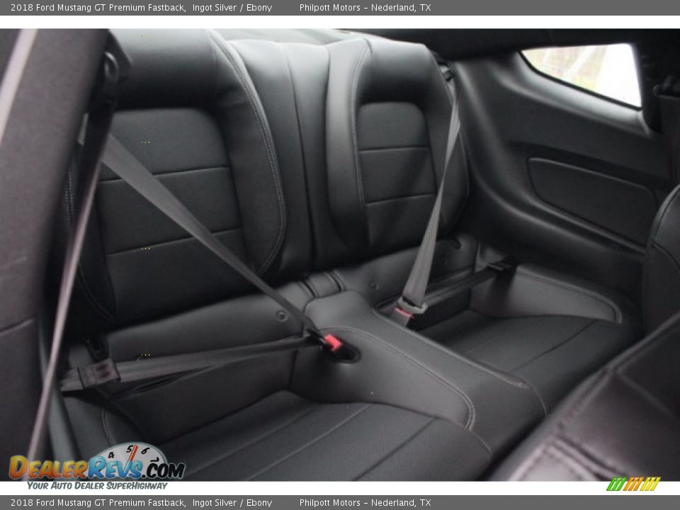 2018 Ford Mustang GT Premium Fastback Ingot Silver / Ebony Photo #30