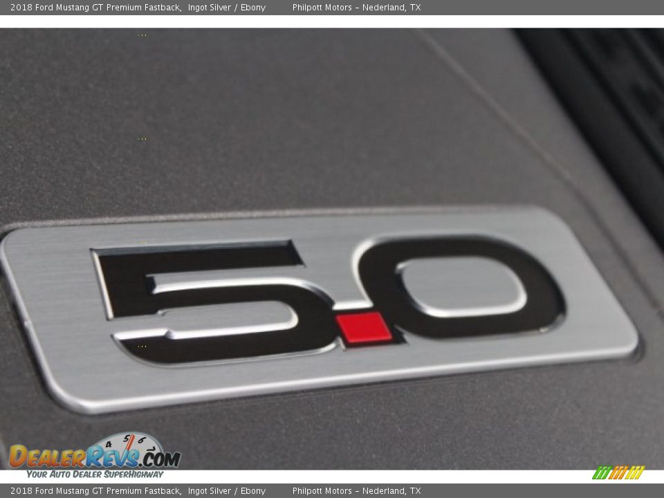 2018 Ford Mustang GT Premium Fastback Ingot Silver / Ebony Photo #32