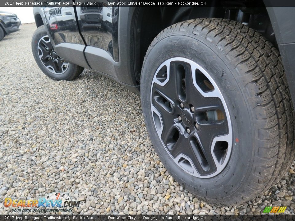 2017 Jeep Renegade Trailhawk 4x4 Black / Black Photo #20