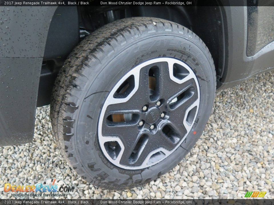2017 Jeep Renegade Trailhawk 4x4 Black / Black Photo #21