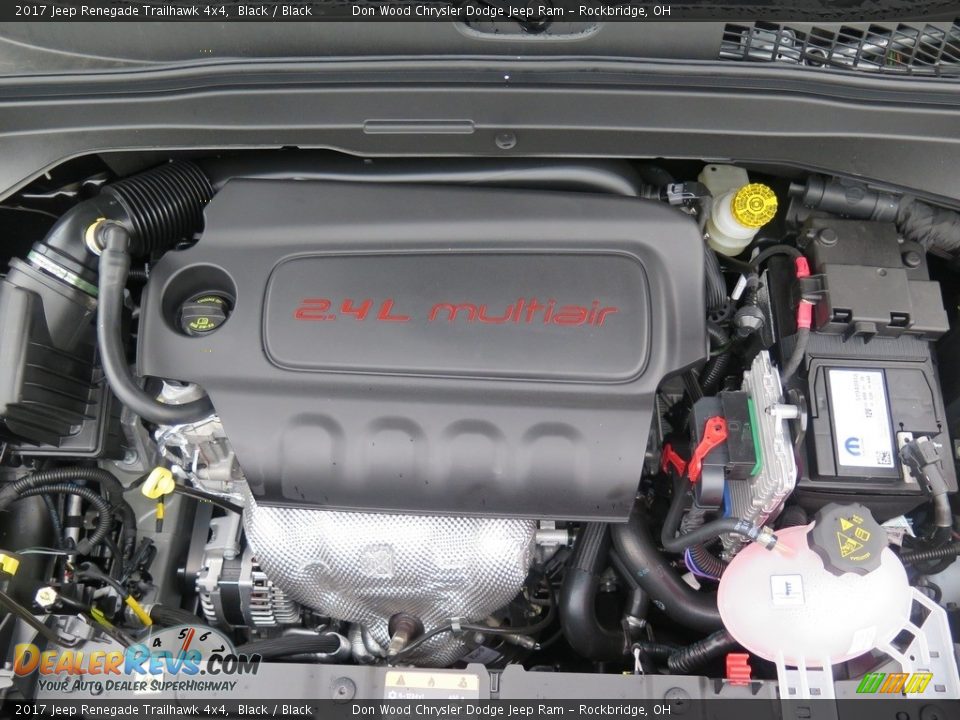 2017 Jeep Renegade Trailhawk 4x4 Black / Black Photo #25