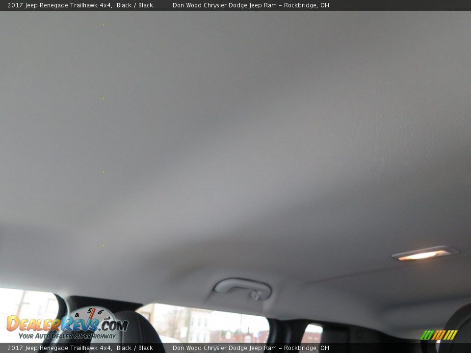 2017 Jeep Renegade Trailhawk 4x4 Black / Black Photo #32