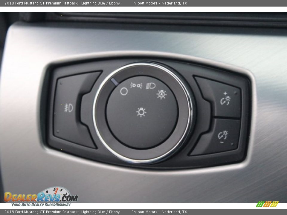 Controls of 2018 Ford Mustang GT Premium Fastback Photo #26