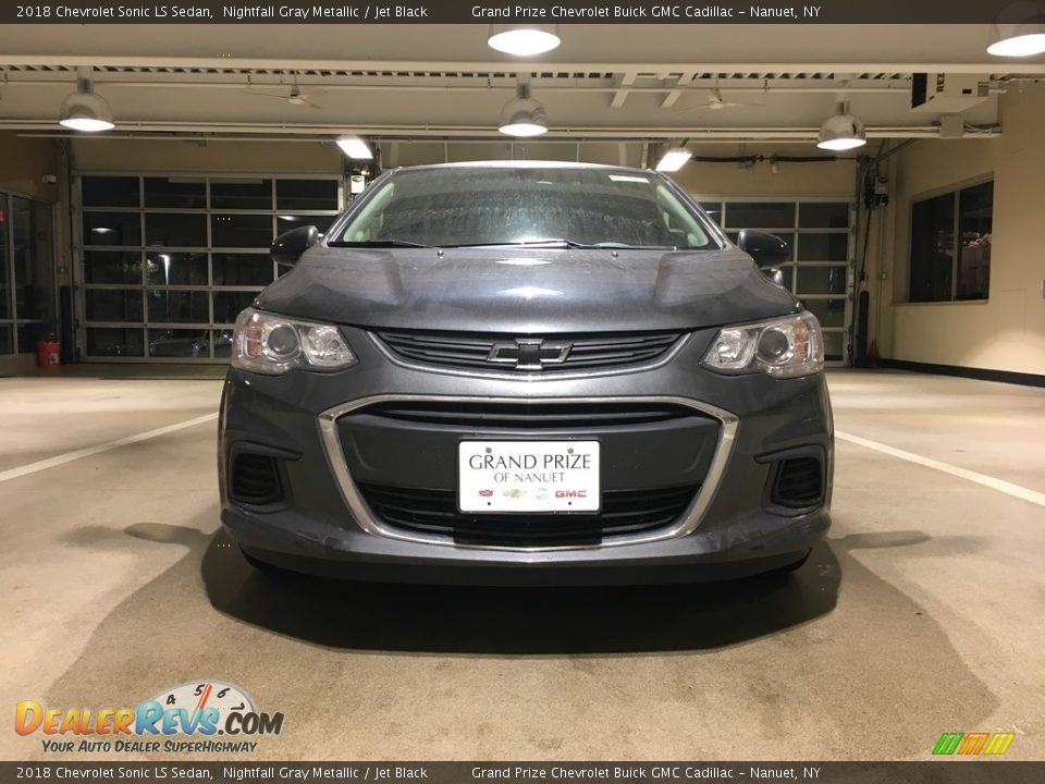 2018 Chevrolet Sonic LS Sedan Nightfall Gray Metallic / Jet Black Photo #8