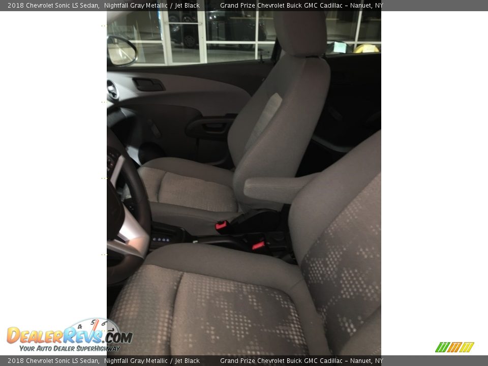 2018 Chevrolet Sonic LS Sedan Nightfall Gray Metallic / Jet Black Photo #12