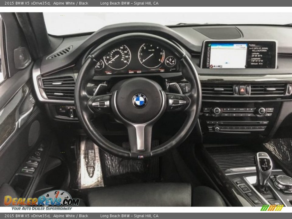 2015 BMW X5 xDrive35d Alpine White / Black Photo #4