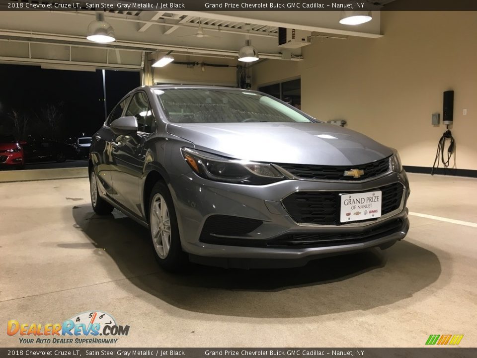 2018 Chevrolet Cruze LT Satin Steel Gray Metallic / Jet Black Photo #7