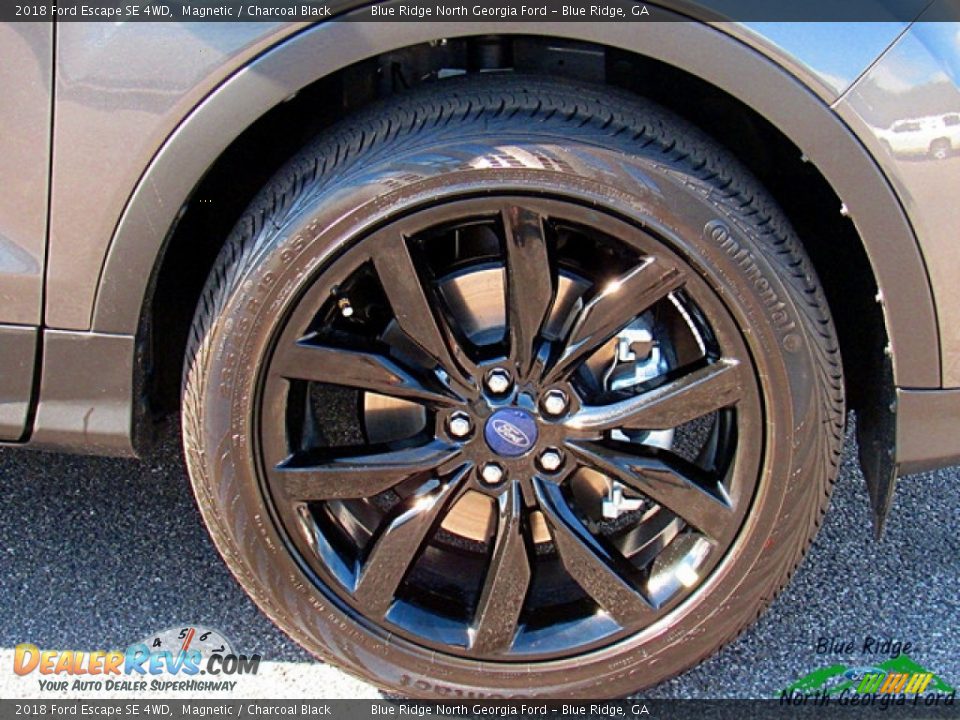 2018 Ford Escape SE 4WD Magnetic / Charcoal Black Photo #9